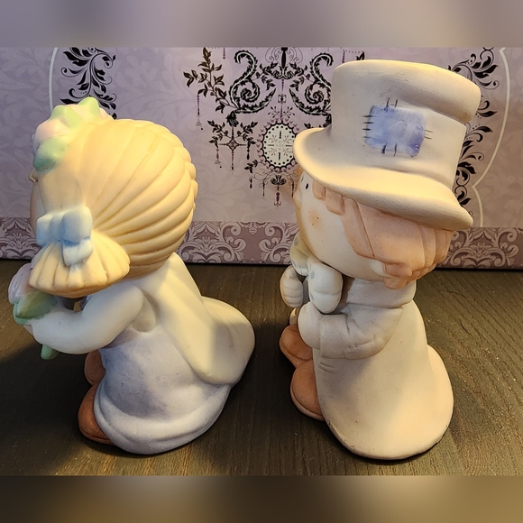 Bumpkins Bride & Groom Porcelaine Figurines - Picture 2 of 6